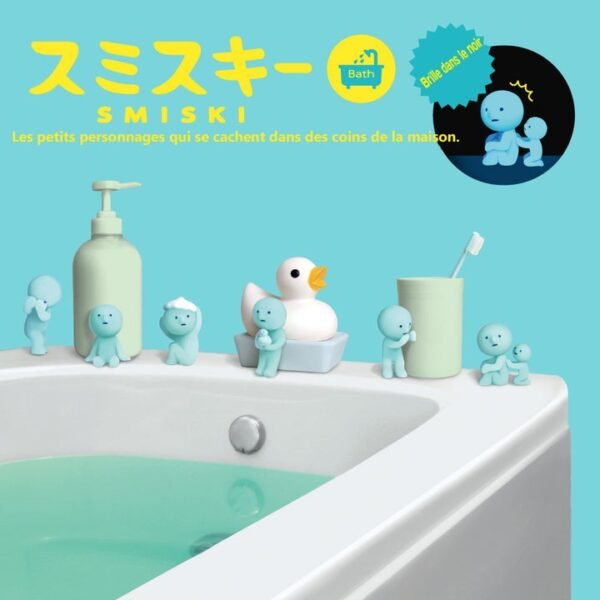 Smiski bath series figures set