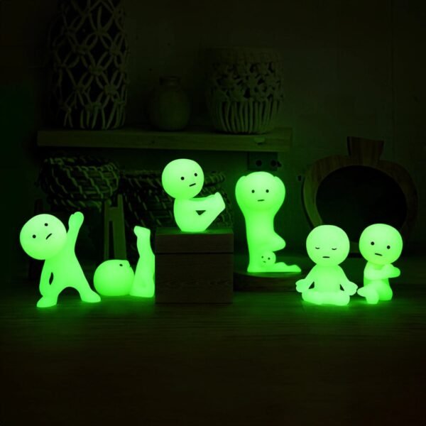 Smiski yoga series glow-in-the-dark figures