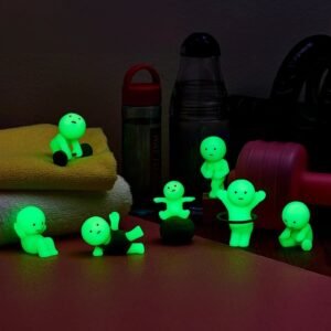 Smiski exercising series at night